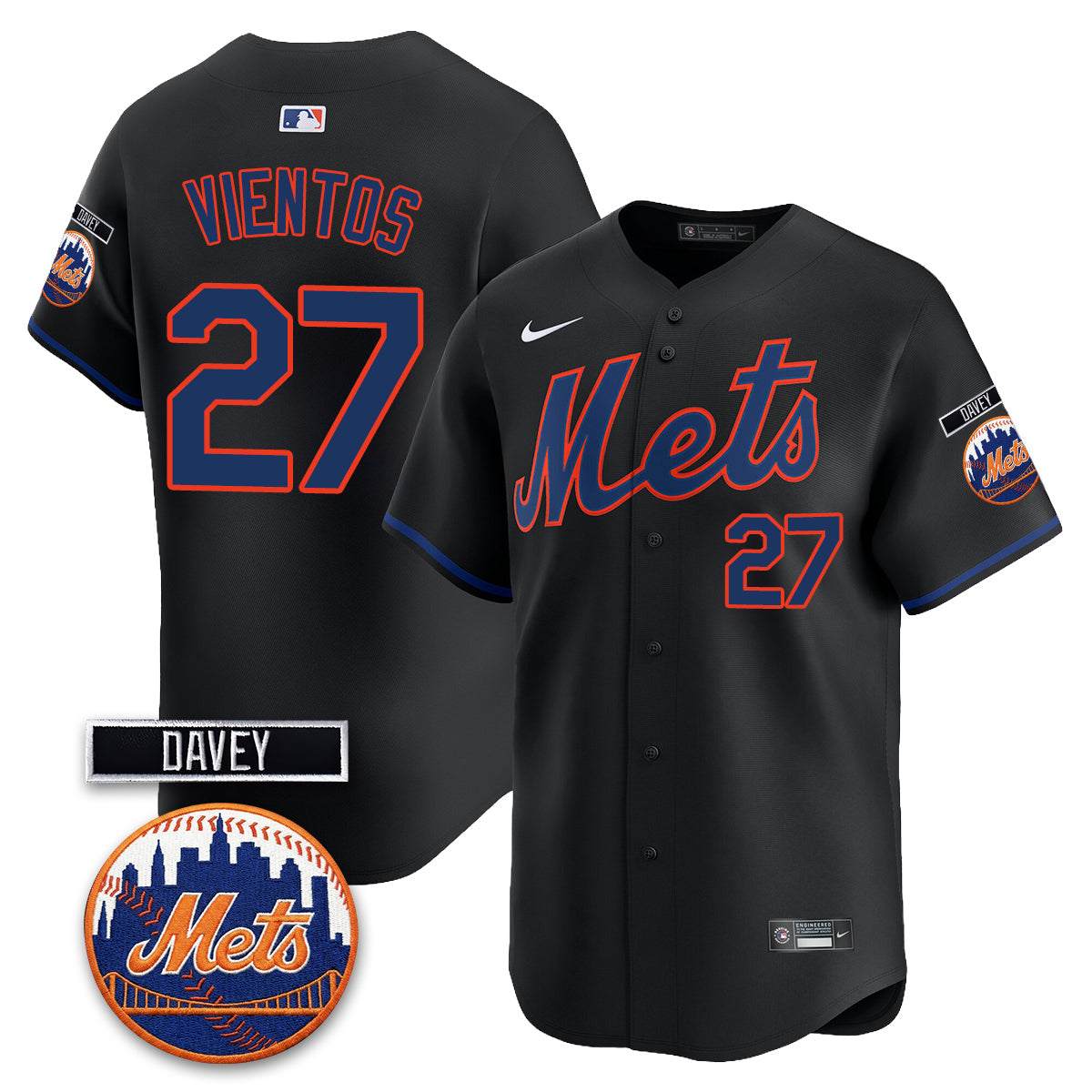 New York Mets 2026 Davey Johnson Memorial Vapor Limited Jersey - Stitched