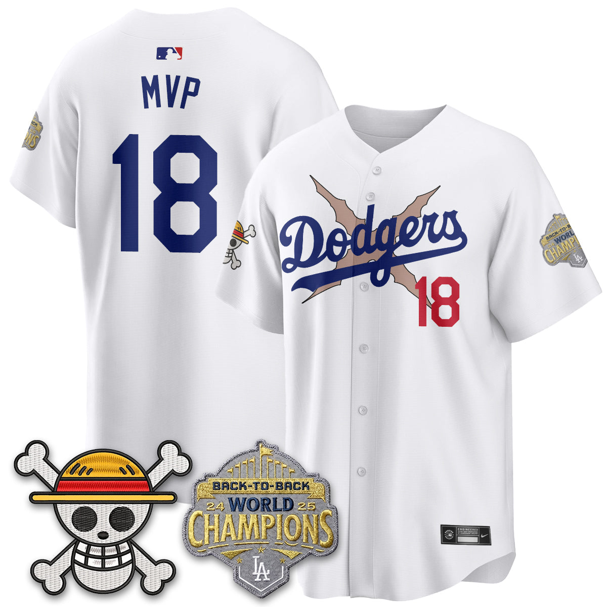 Los Angeles Dodgers x OP Vapor Jersey -Stitched V2-Cuztomshoes