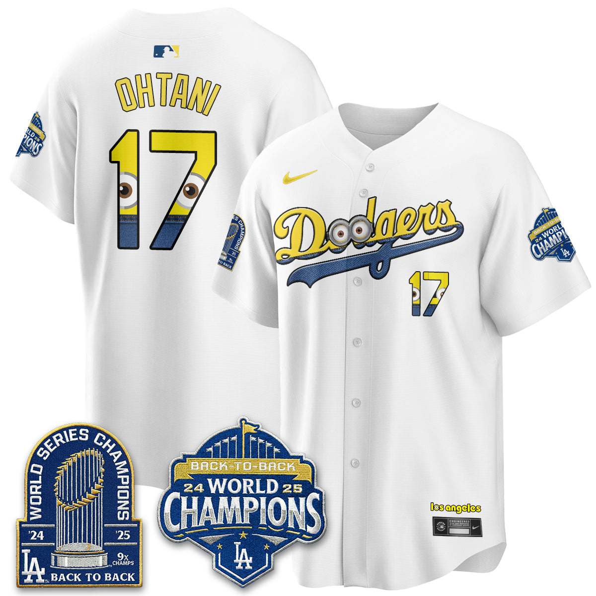 Los Angeles Dodgers x Yellow Capsules Vapor Jersey - Stitched-Cuztomshoes