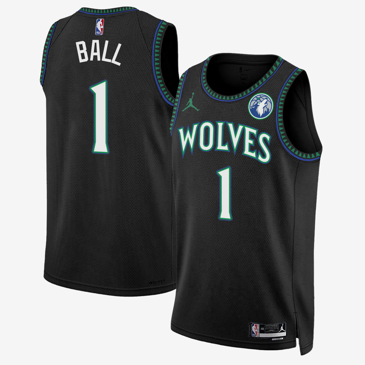 Minnesota Twins #1 of Minnesota LaMelo Ball Jersey - Stitched-Cuztomshoes