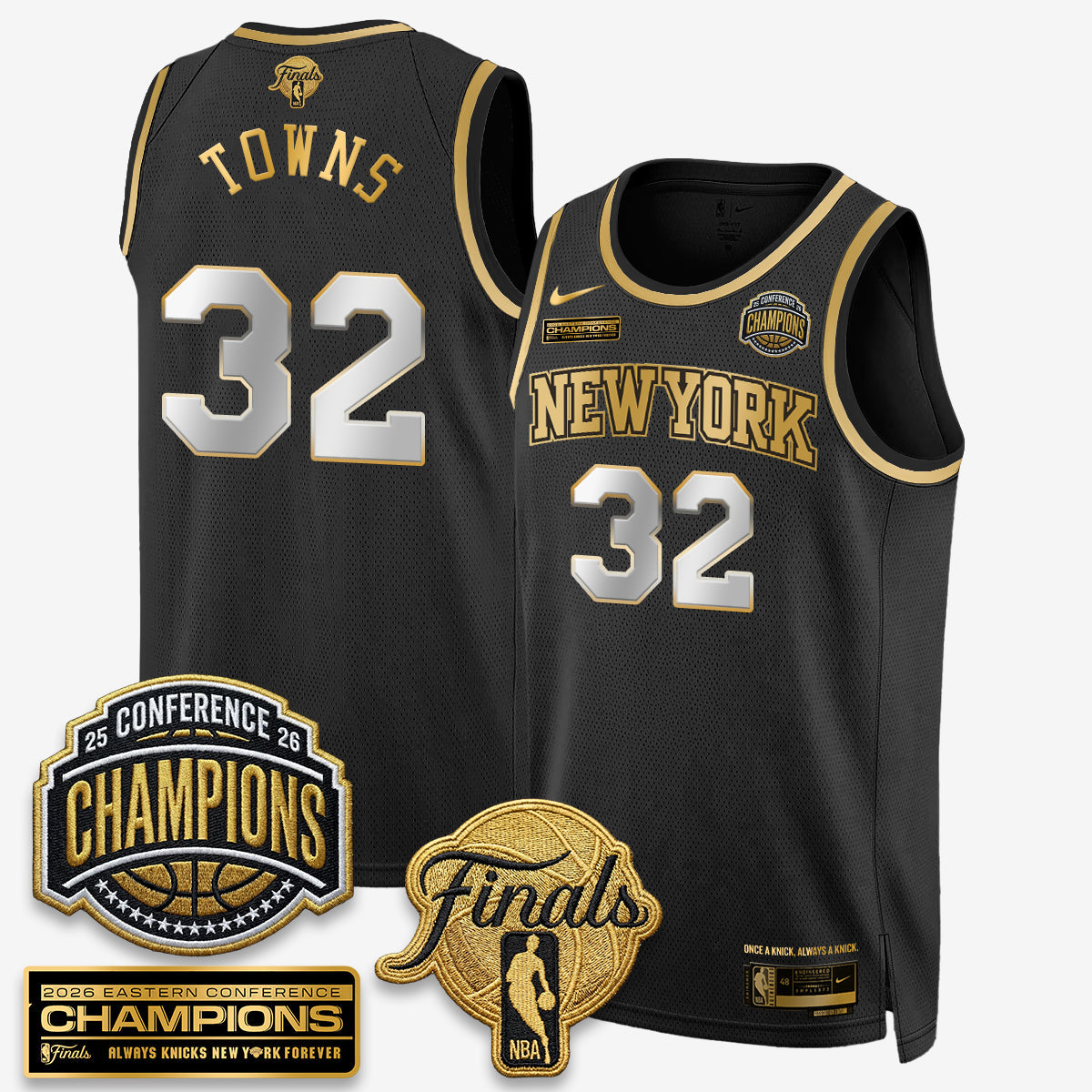 New York Knicks 2026 Basketball Eastern Conference Champions Vapor Special Edition Jersey - Stitched-Cuztomshoes