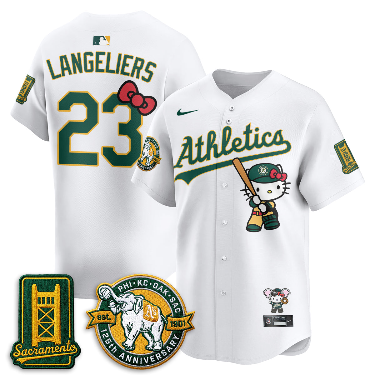 Athletics x Meow KT 2026 Vapor Limited Jersey - Stitched