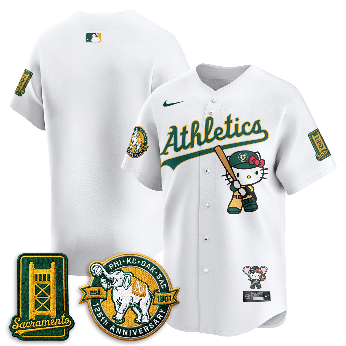Athletics x Meow KT 2026 Vapor Limited Jersey - Stitched
