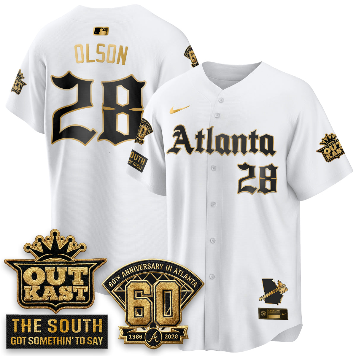 Atlanta Braves 2026 Gothic Edition Vapor Limited Jersey - Stitched