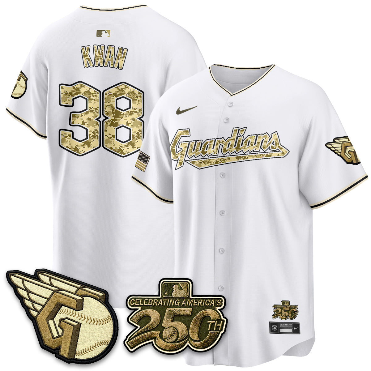 Cleveland Guardians Salute to Service 2026 Vapor Limited Jersey - Stitched