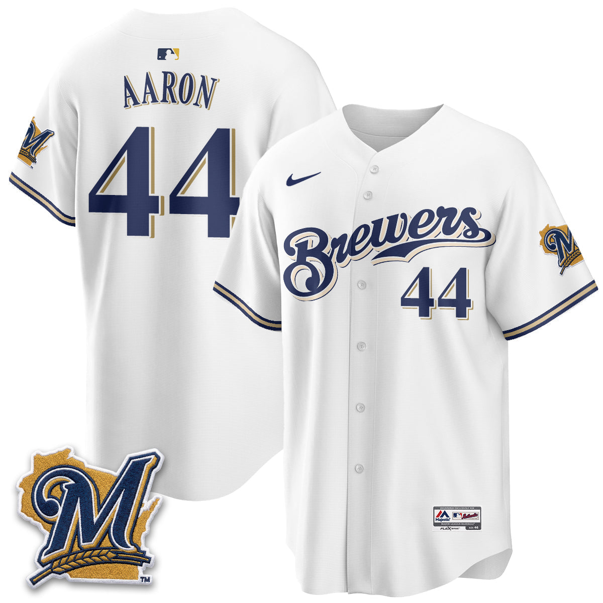 Milwaukee Brewers "Legacy Edition" Vapor Jersey - Stitched-Cuztomshoes