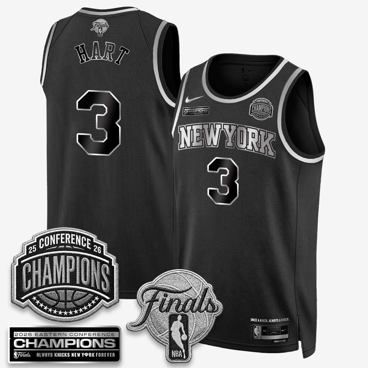 New York Knicks 2026 Basketball Eastern Conference Champions Vapor Special Edition Jersey - Stitched-Cuztomshoes
