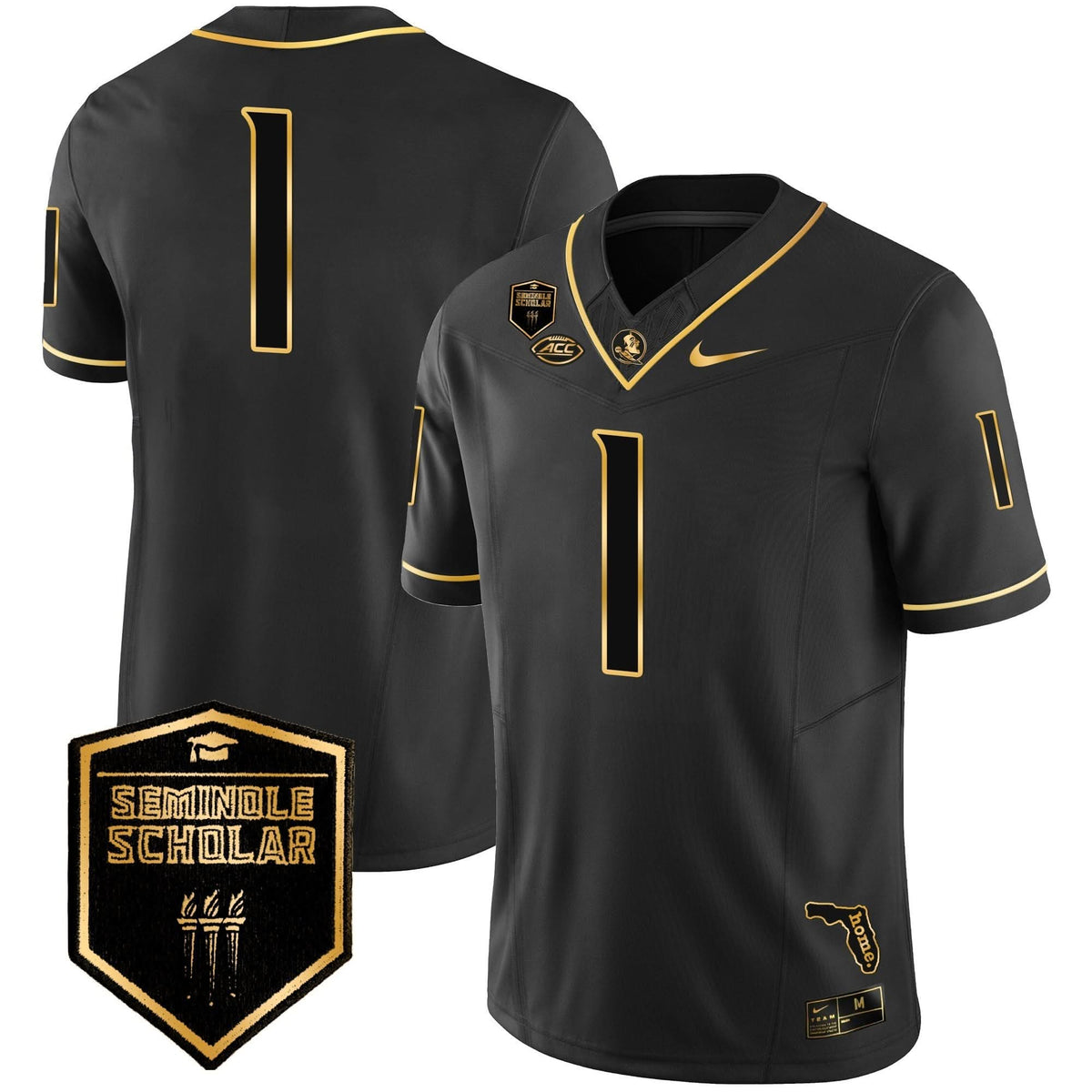 Florida State Seminoles Gold Vapor Jersey