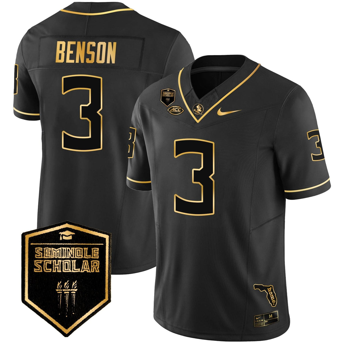Florida State Seminoles Gold Vapor Jersey