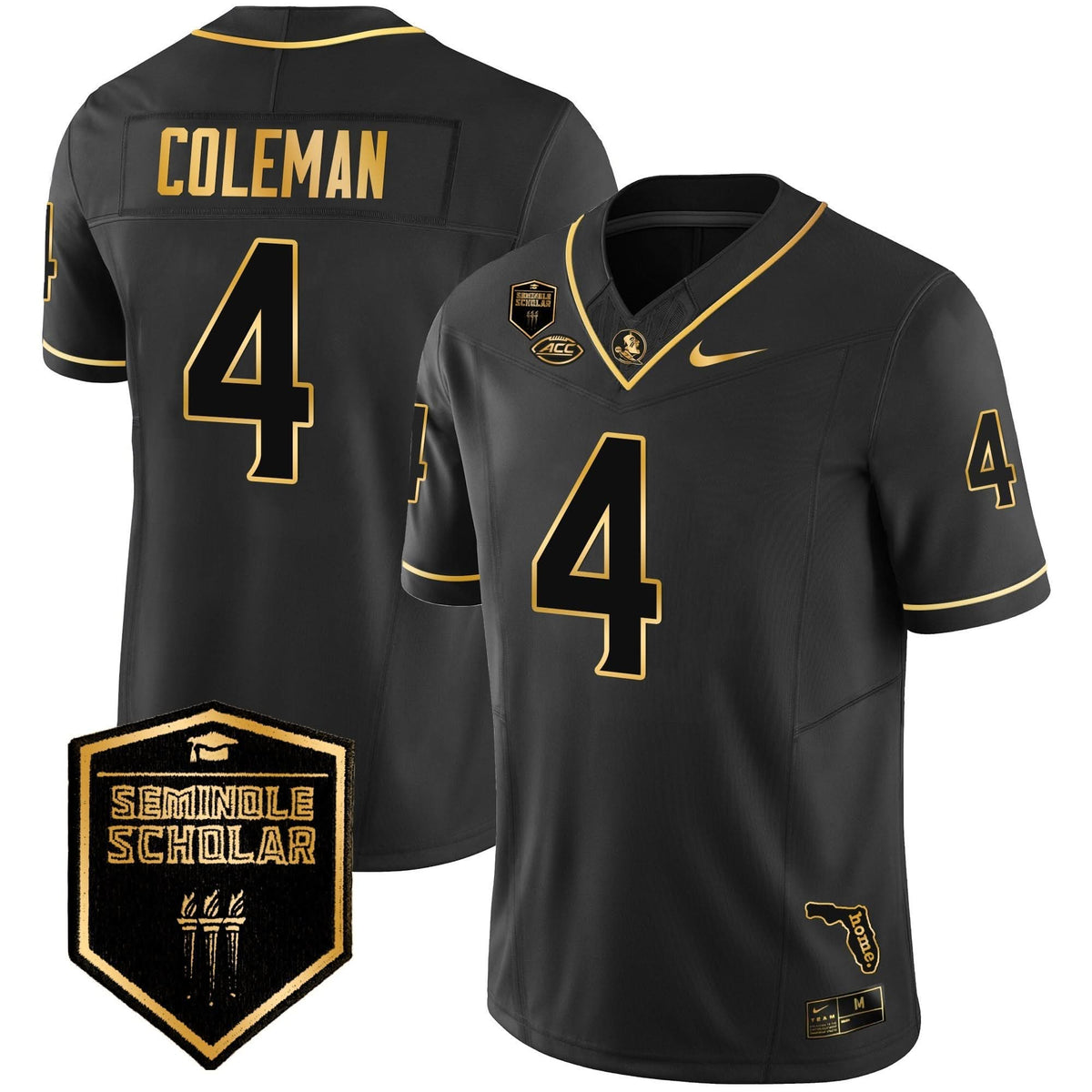 Florida State Seminoles Gold Vapor Jersey