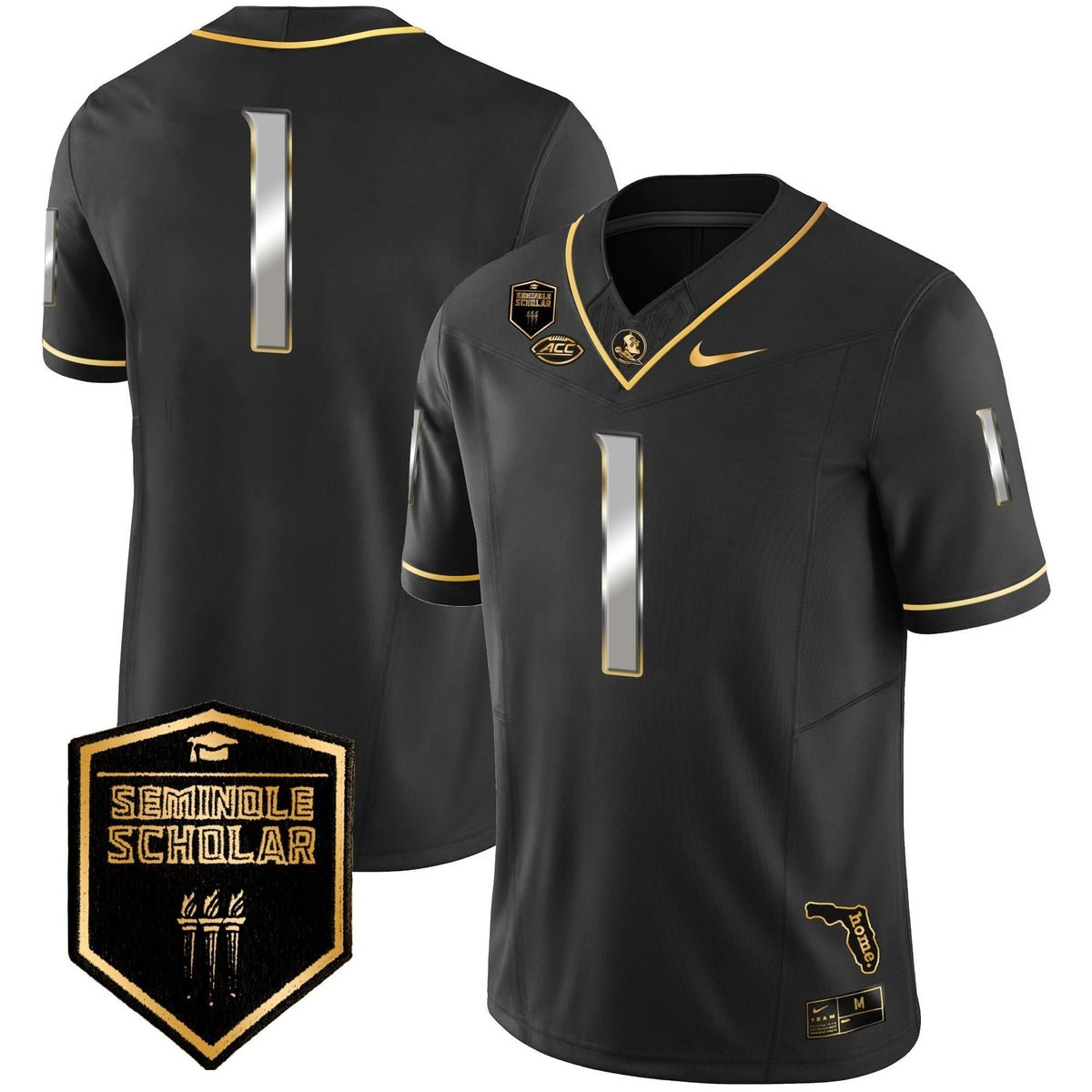 Florida State Seminoles Gold Vapor Jersey