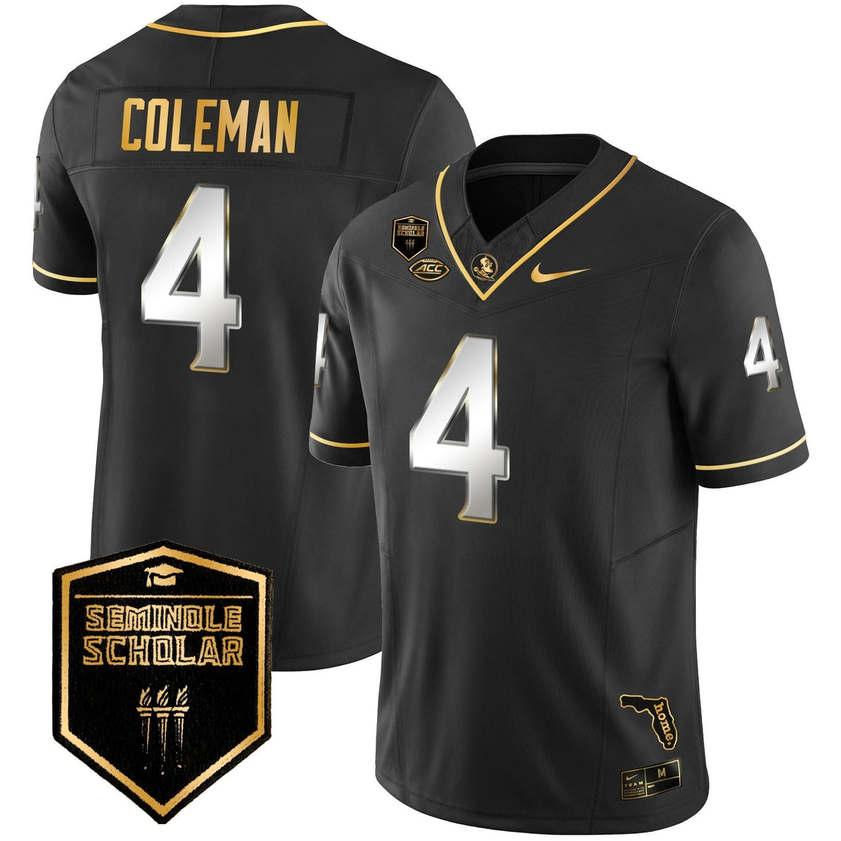 Florida State Seminoles Gold Vapor Jersey
