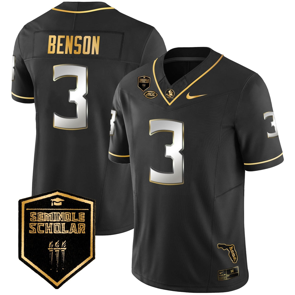 Florida State Seminoles Gold Vapor Jersey