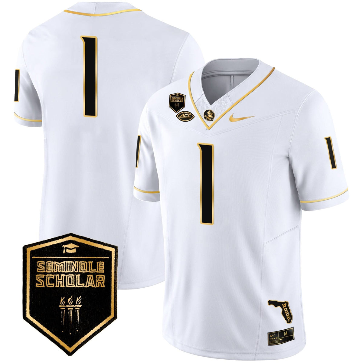 Florida State Seminoles Gold Vapor Jersey