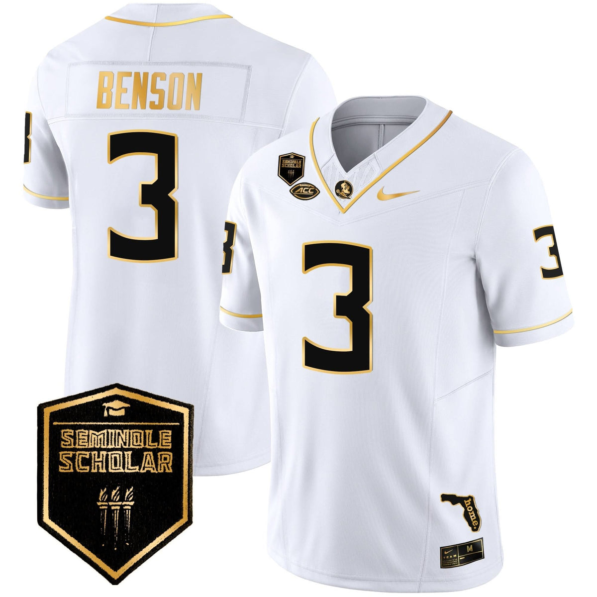 Florida State Seminoles Gold Vapor Jersey