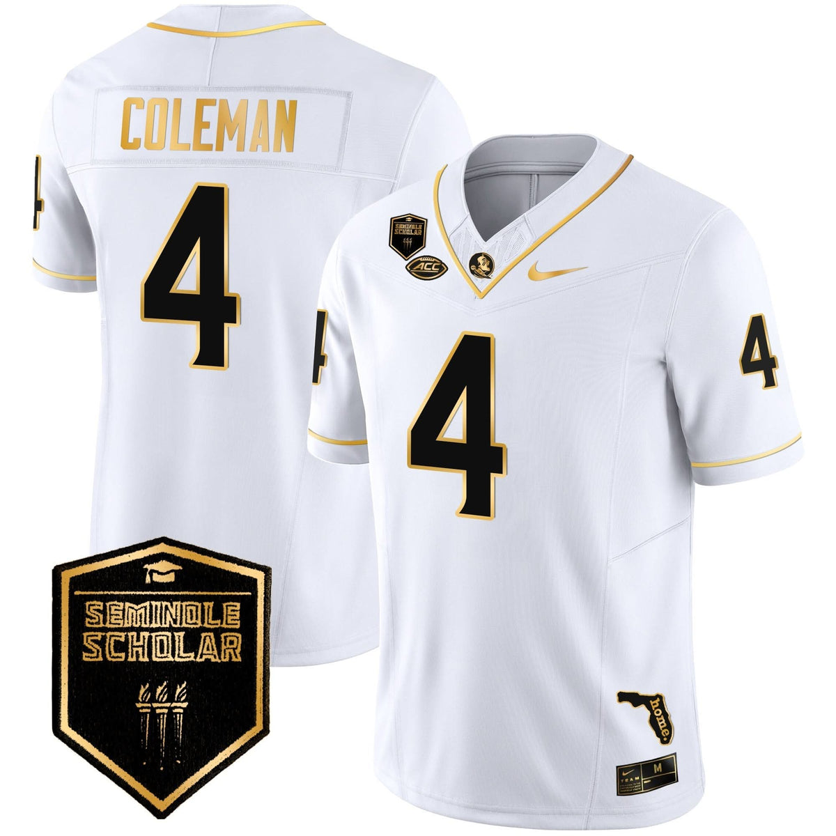 Florida State Seminoles Gold Vapor Jersey