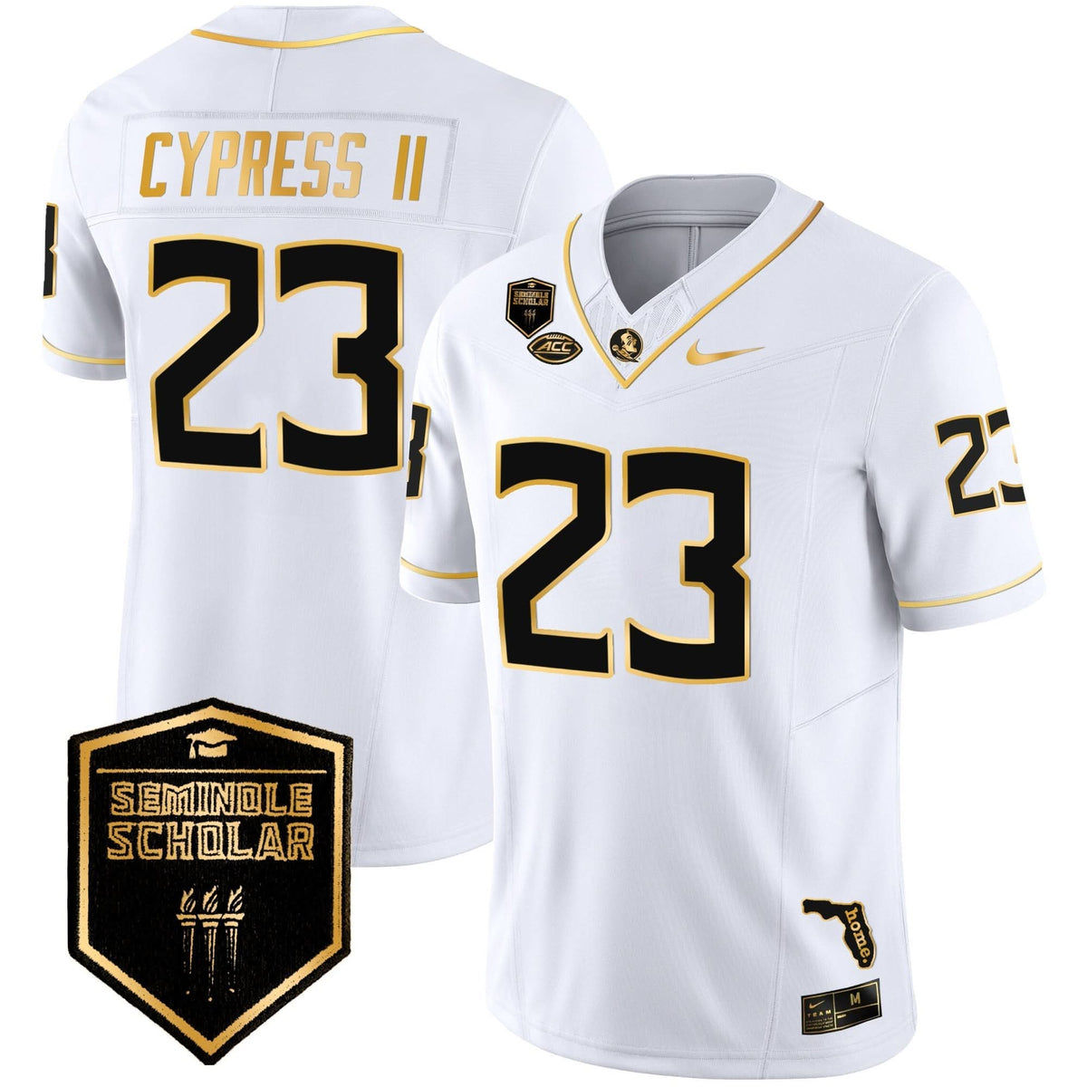 Florida State Seminoles Gold Vapor Jersey