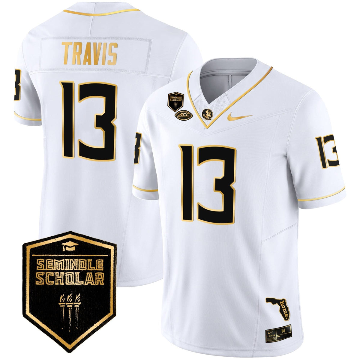 Florida State Seminoles Gold Vapor Jersey