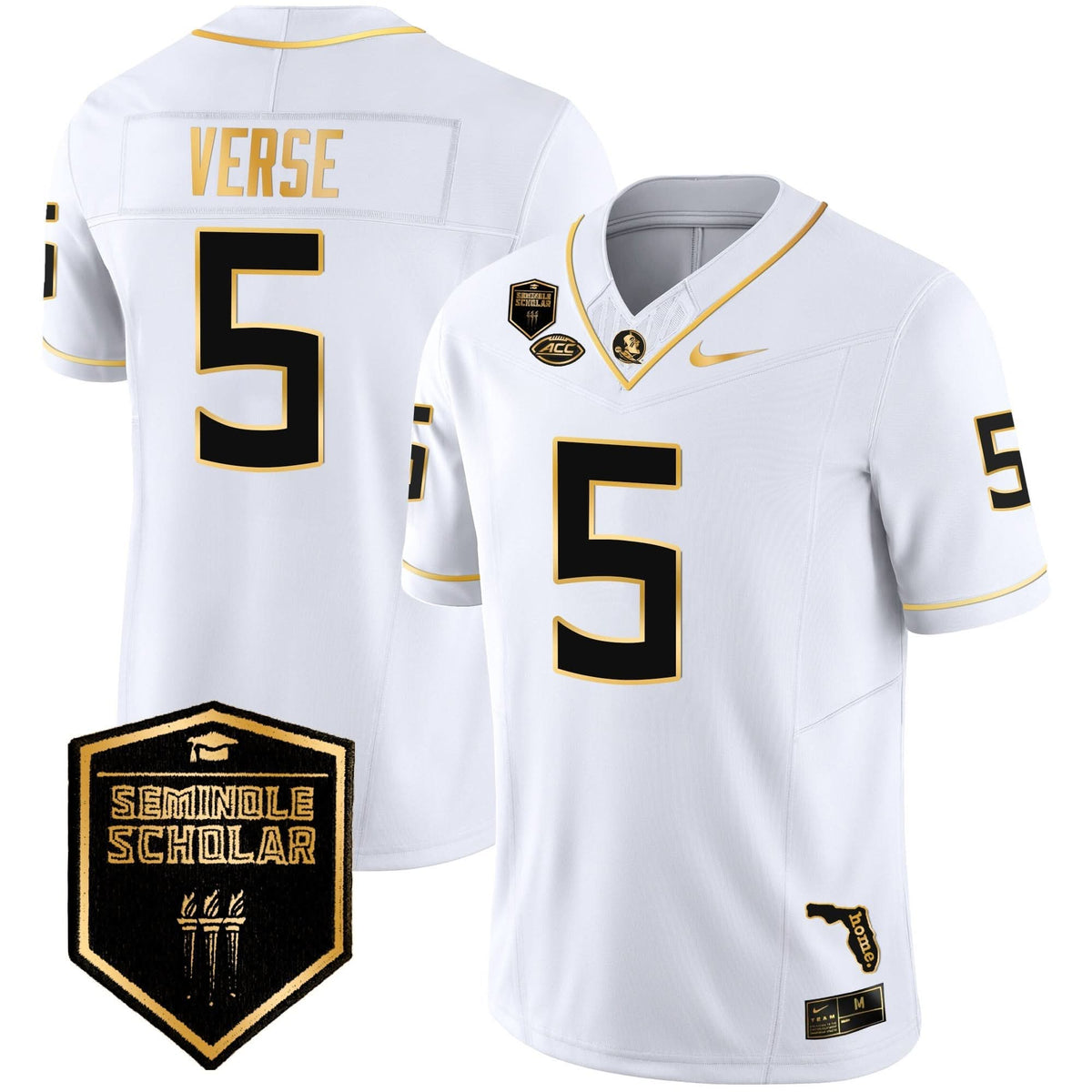 Florida State Seminoles Gold Vapor Jersey