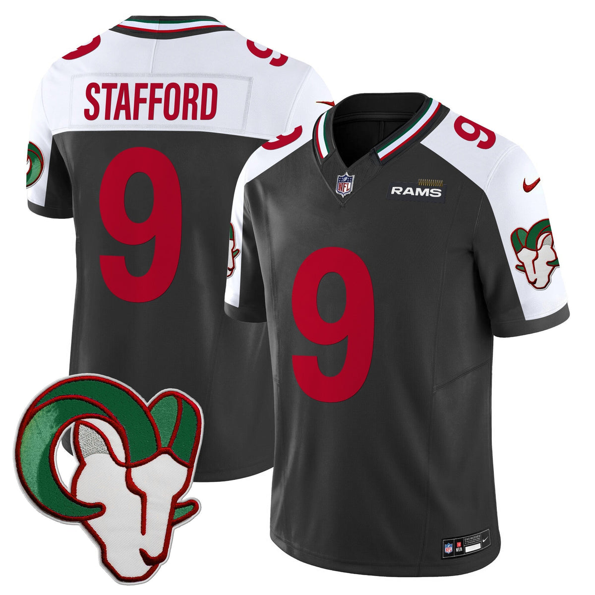 Los Angeles Rams Mexico Vapor Limited Jersey - Stitched-Cuztomshoes