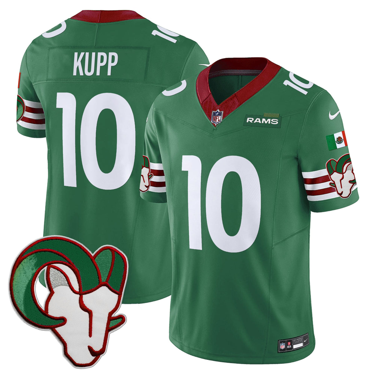 Los Angeles Rams Mexico Vapor Limited Jersey - Stitched-Cuztomshoes