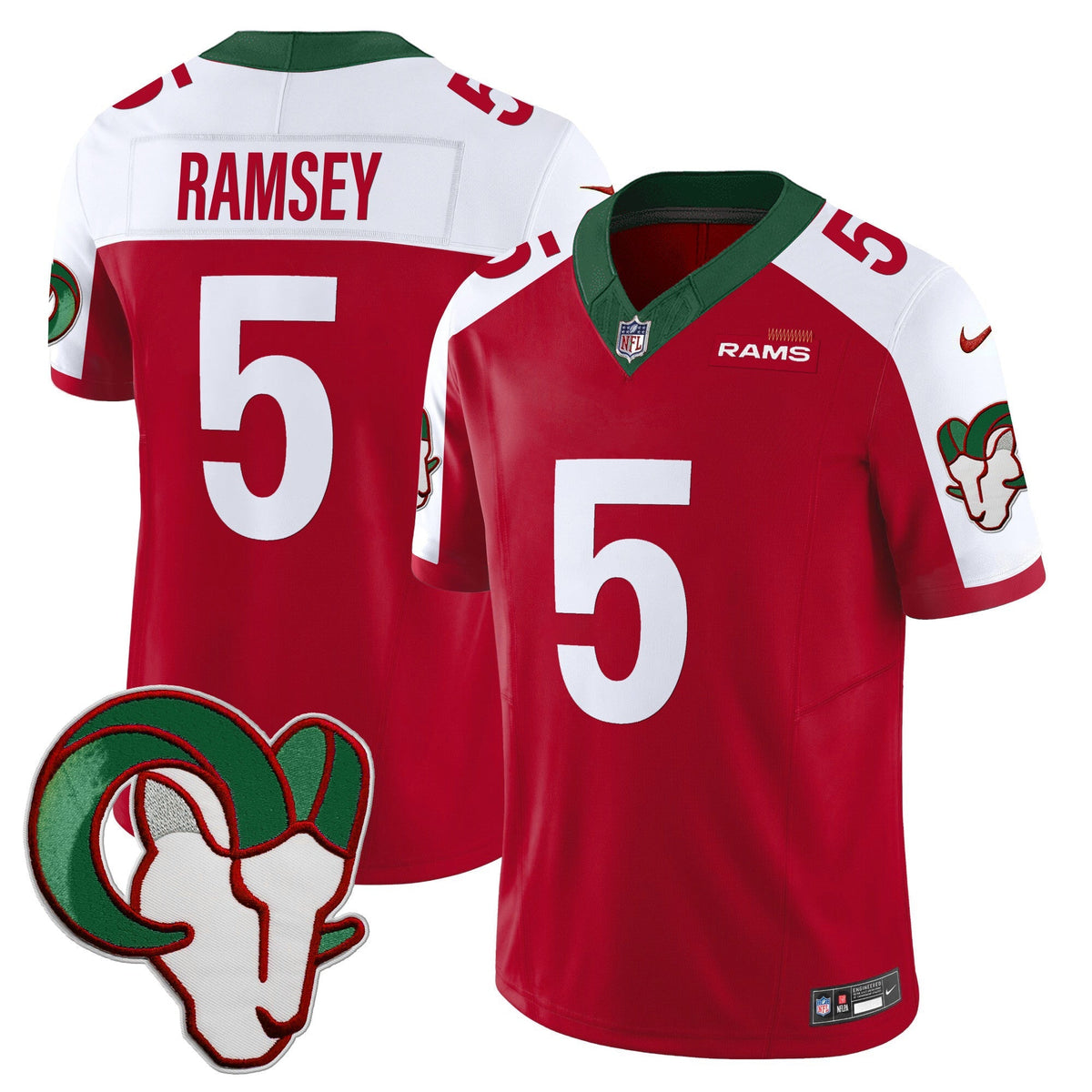 Los Angeles Rams Mexico Vapor Limited Jersey - Stitched-Cuztomshoes