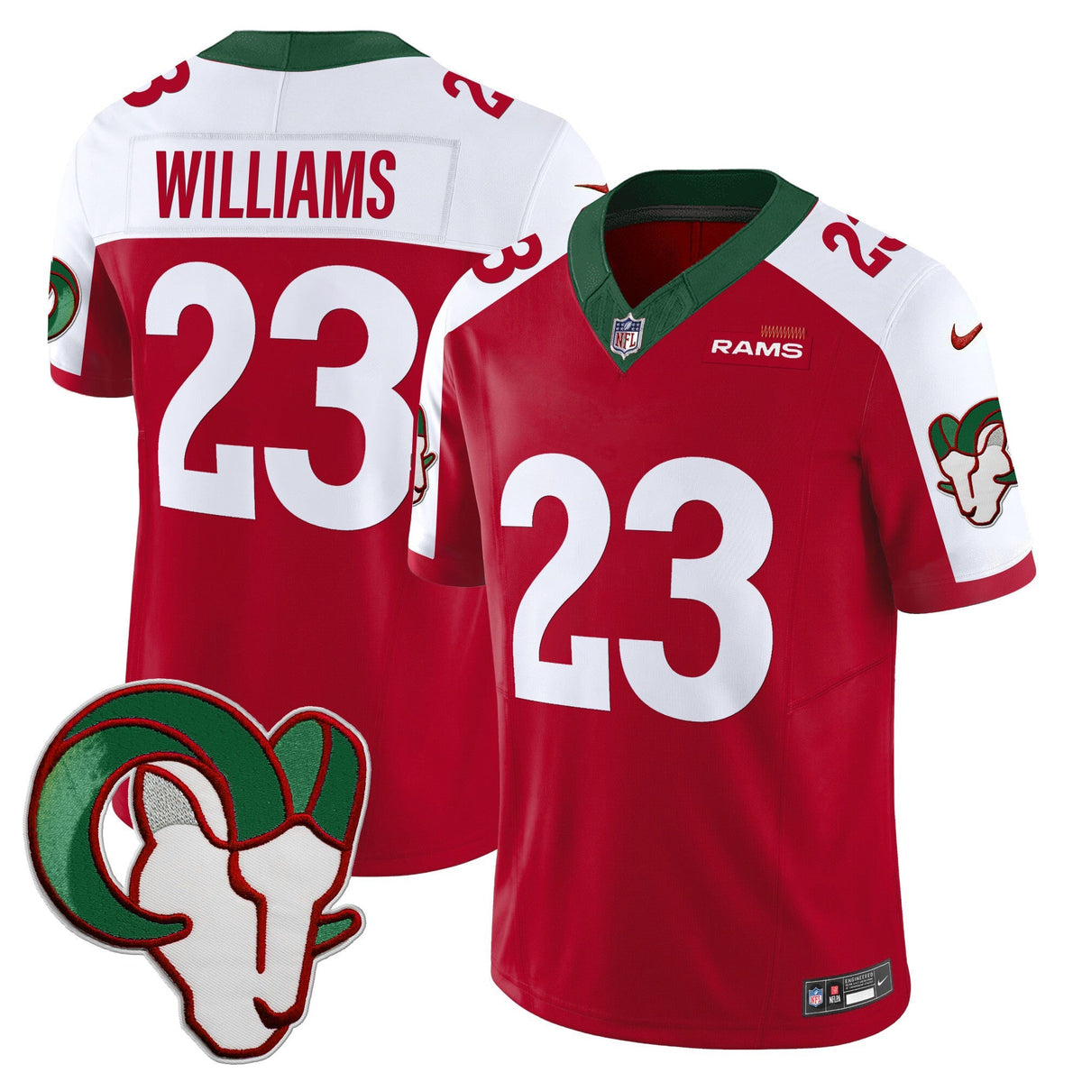 Los Angeles Rams Mexico Vapor Limited Jersey - Stitched-Cuztomshoes