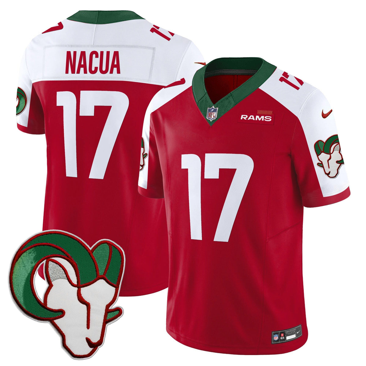 Los Angeles Rams Mexico Vapor Limited Jersey - Stitched-Cuztomshoes