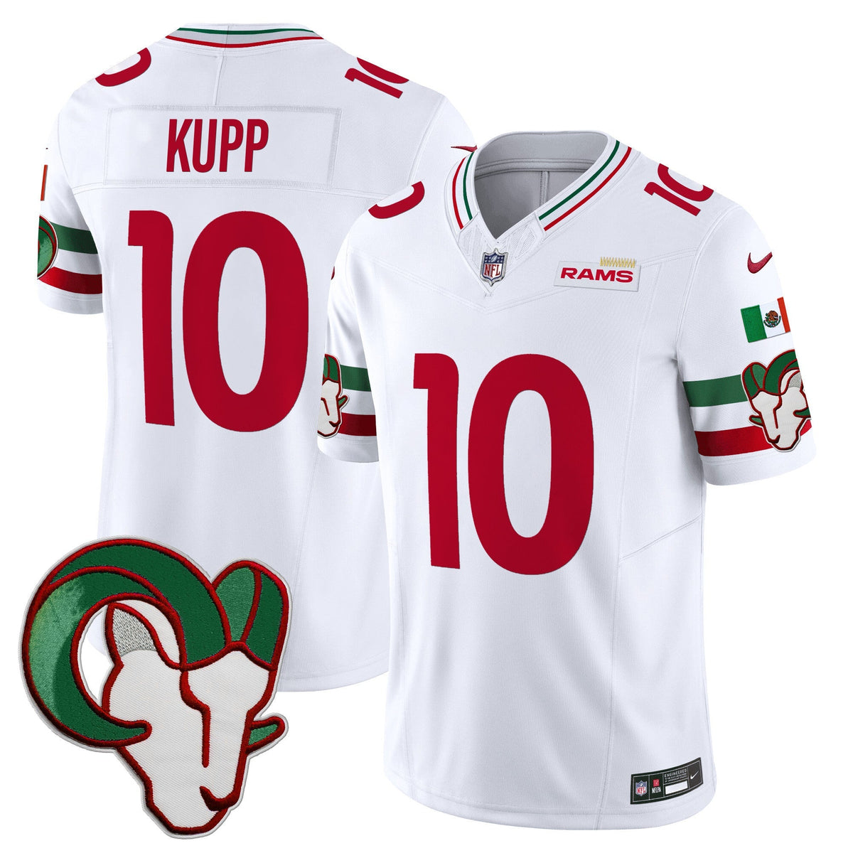 Los Angeles Rams Mexico Vapor Limited Jersey - Stitched-Cuztomshoes