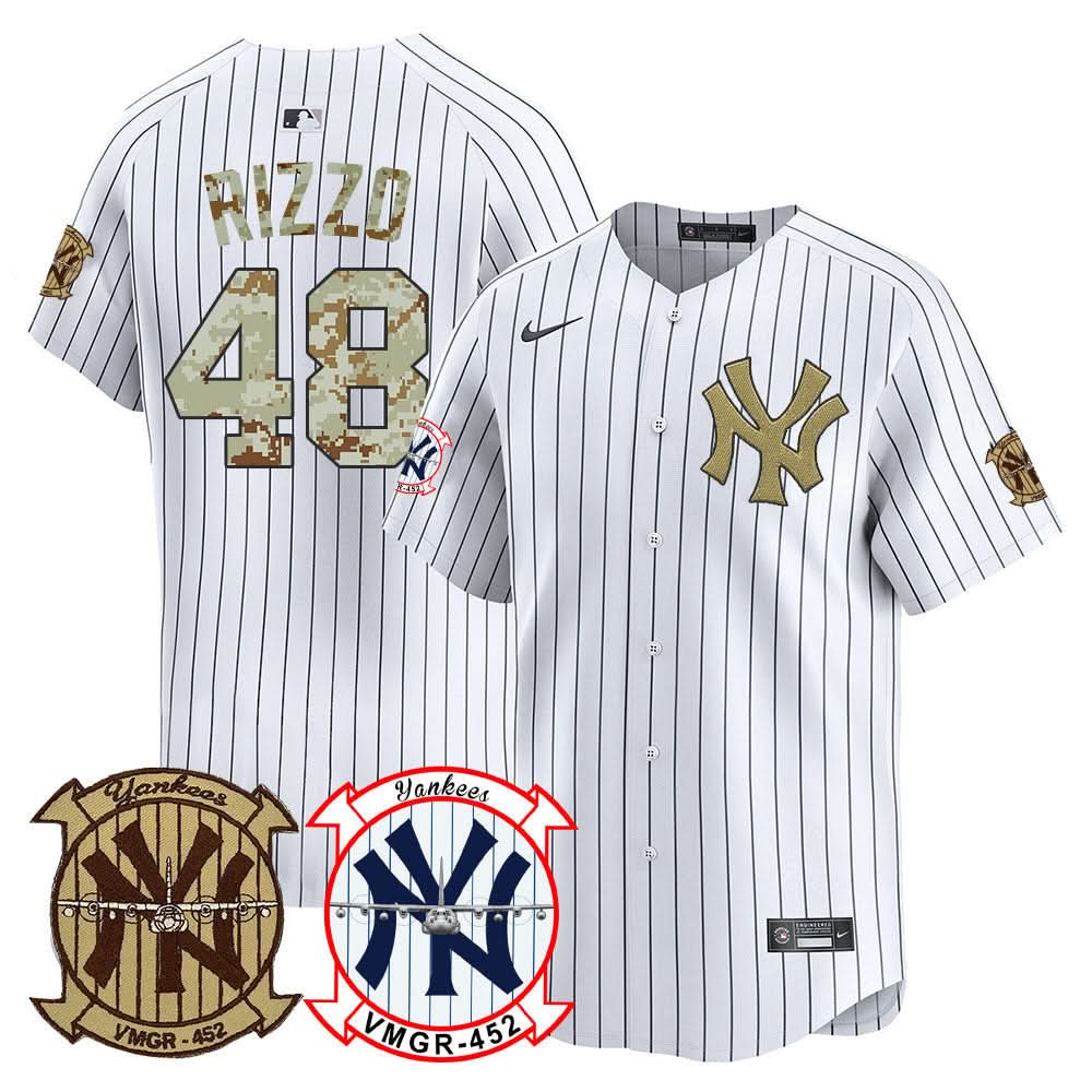 New York Yankees Desert USMC Alternate Vapor Premier Limited Jersey - Stitched