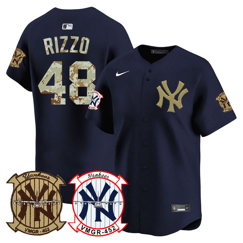 New York Yankees Desert USMC Alternate Vapor Premier Limited Jersey - Stitched