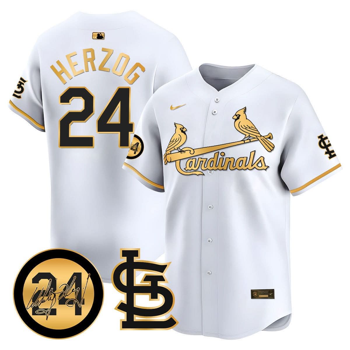 St. Louis Cardinals Memorial Vapor Premier Limited Jersey - Stitched