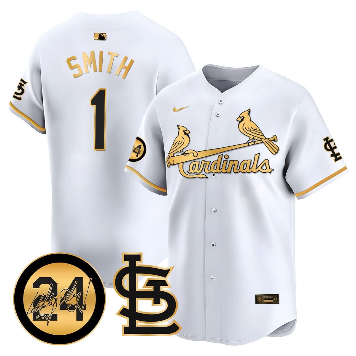 St. Louis Cardinals Memorial Vapor Premier Limited Jersey - Stitched