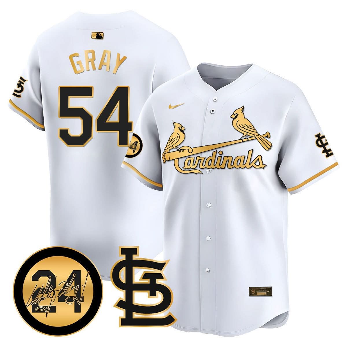 St. Louis Cardinals Memorial Vapor Premier Limited Jersey - Stitched