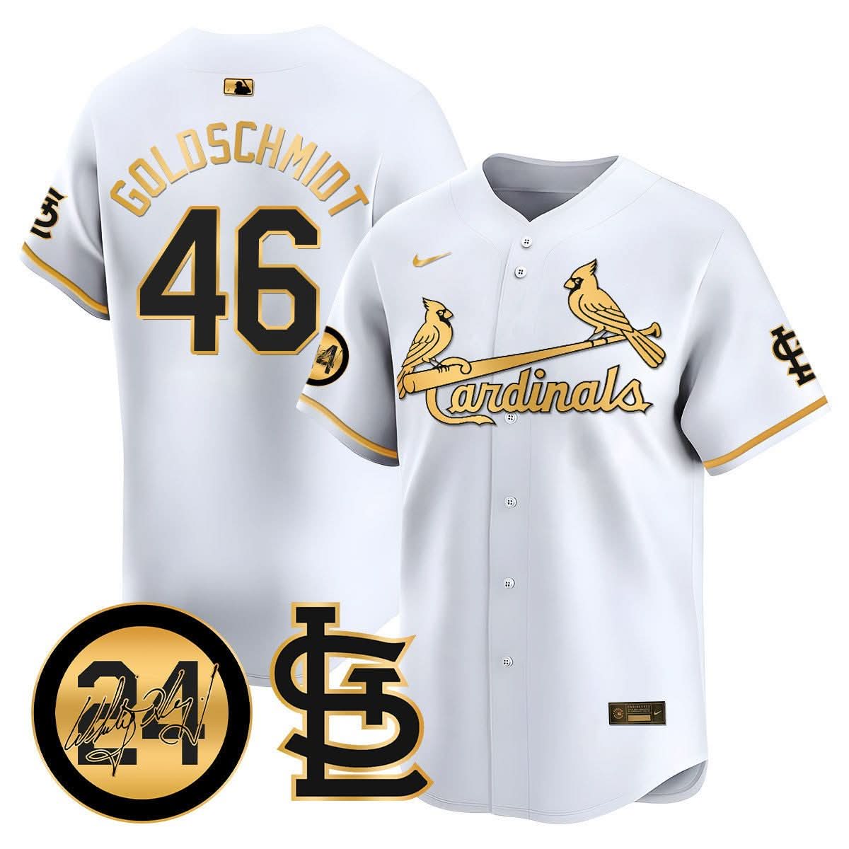 St. Louis Cardinals Memorial Vapor Premier Limited Jersey - Stitched