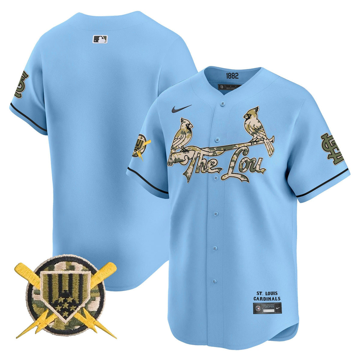 St. Louis Cardinals Armed Forces Day Vapor Premier Limited Jersey - Stitched