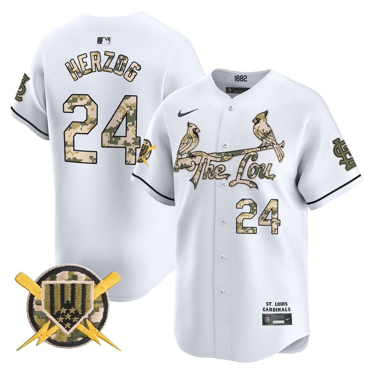 St. Louis Cardinals Armed Forces Day Vapor Premier Limited Jersey - Stitched