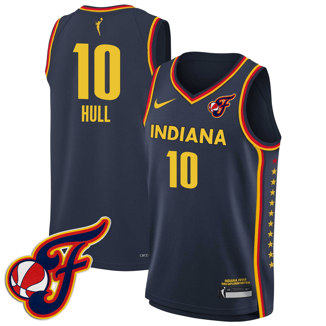 Indiana Fever 24/25 Jersey - Logo Patch-Cuztomshoes