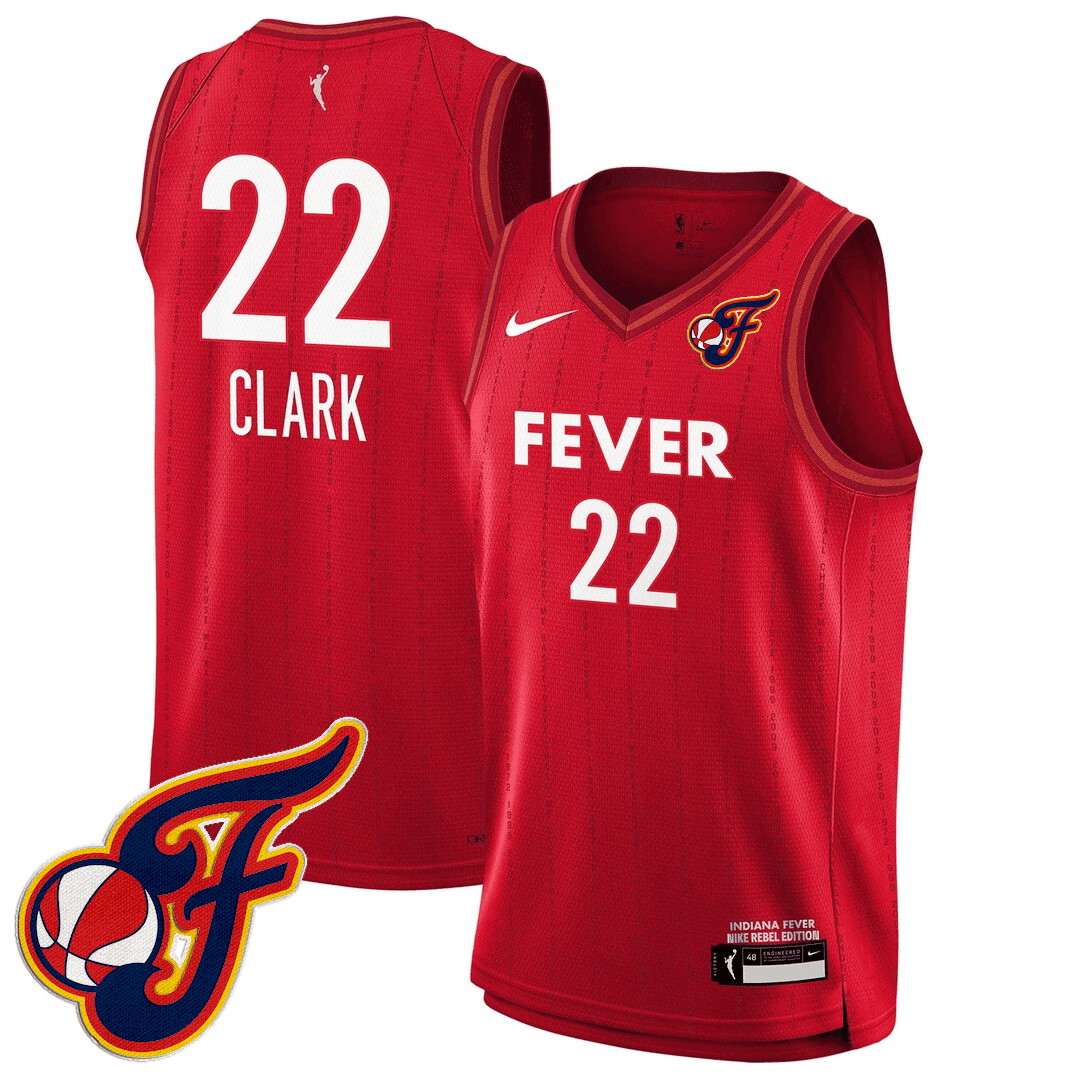 Indiana Fever 24/25 Jersey - Logo Patch-Cuztomshoes