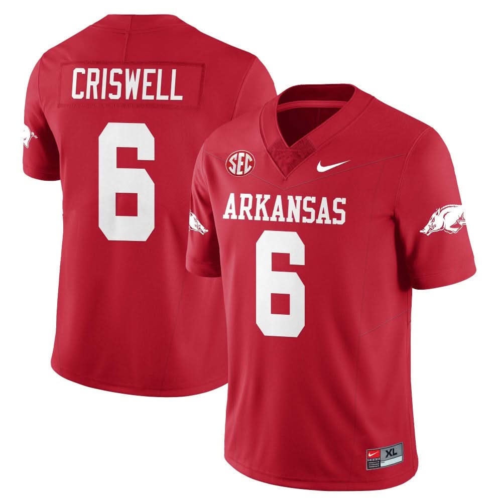 Arkansas Razorbacks Football 2023 Jersey
