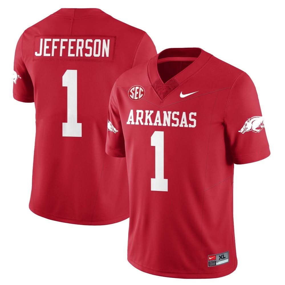 Arkansas Razorbacks Football 2023 Jersey