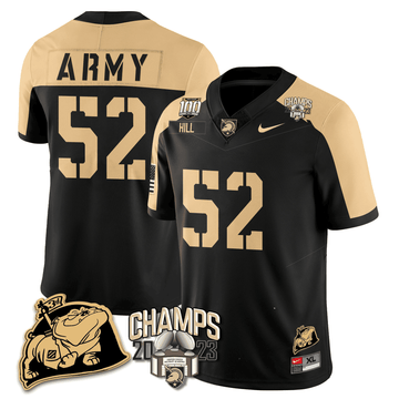 Army Black Knights 2023 CIC Trophy Champion Patch Jersey
