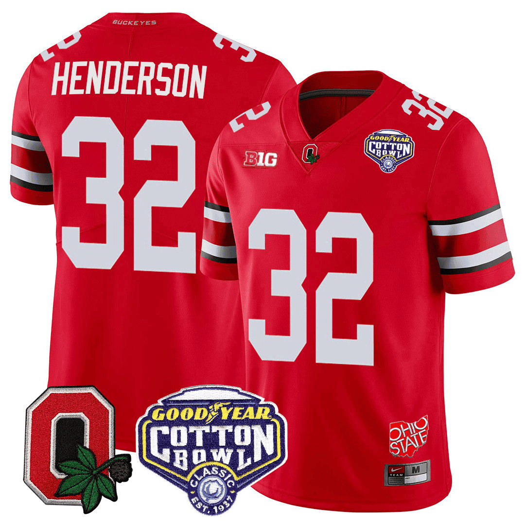 Ohio State Buckeyes Good Year Cotton Bowl Patch Jersey