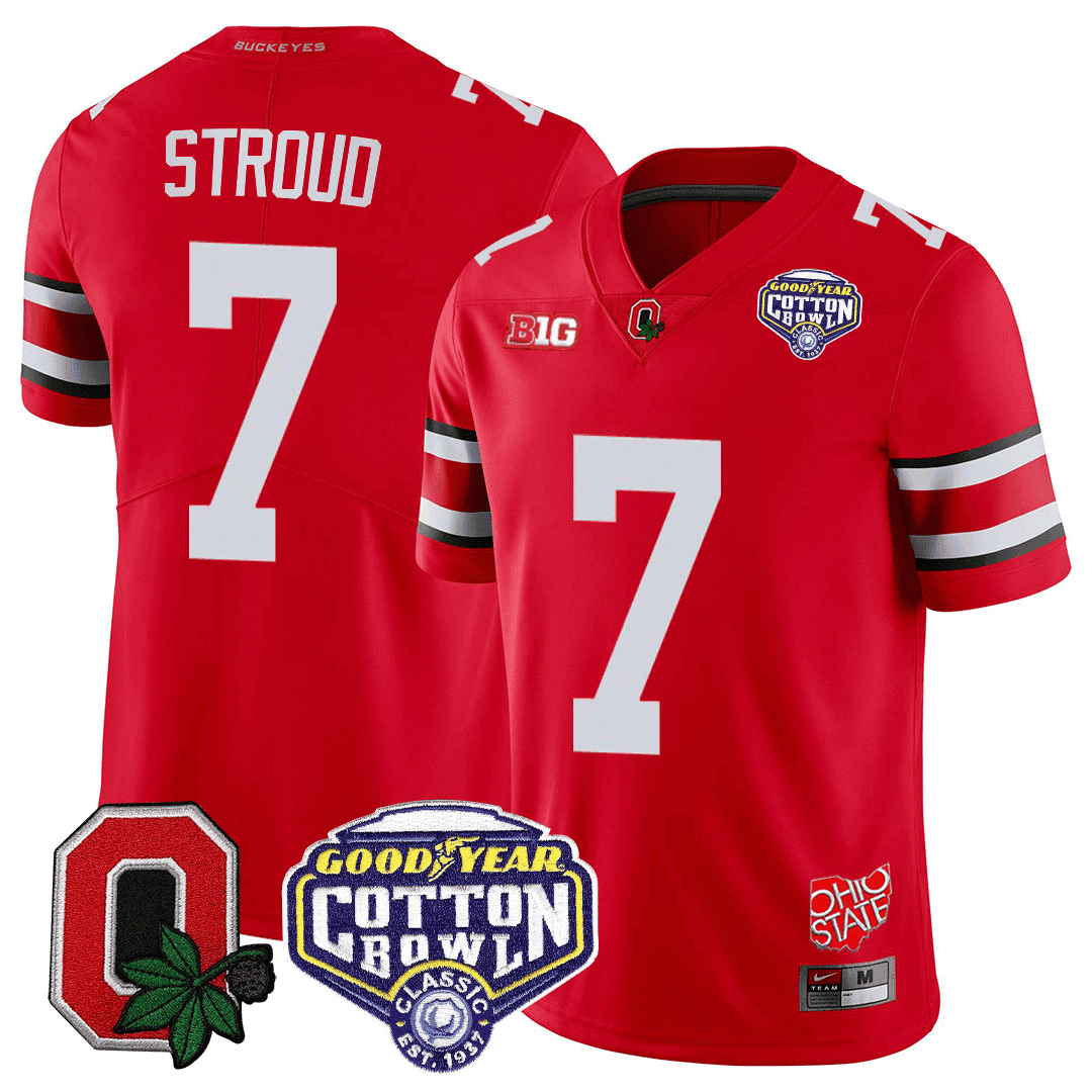 Ohio State Buckeyes Good Year Cotton Bowl Patch Jersey