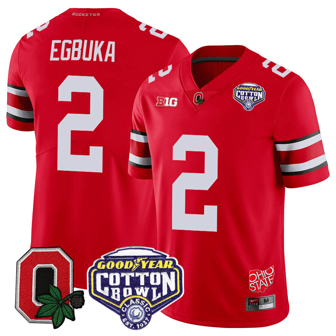 Ohio State Buckeyes Good Year Cotton Bowl Patch Jersey