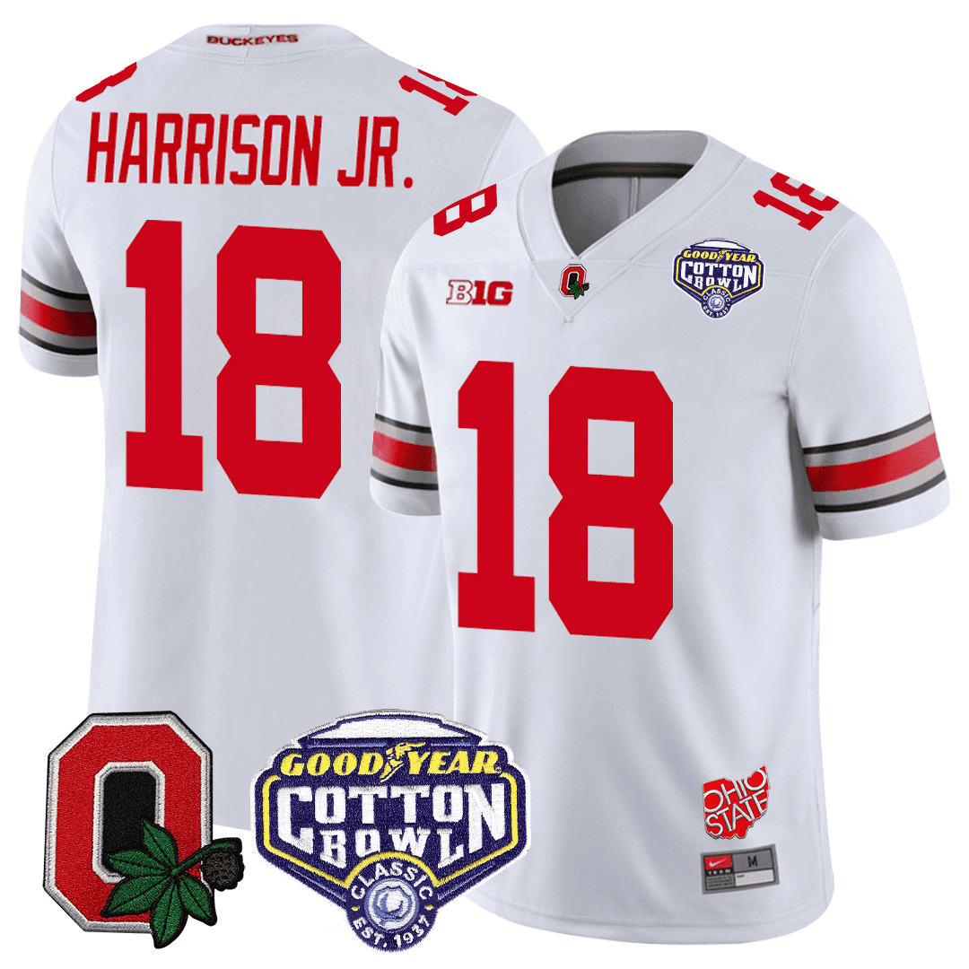 Ohio State Buckeyes Good Year Cotton Bowl Patch Jersey