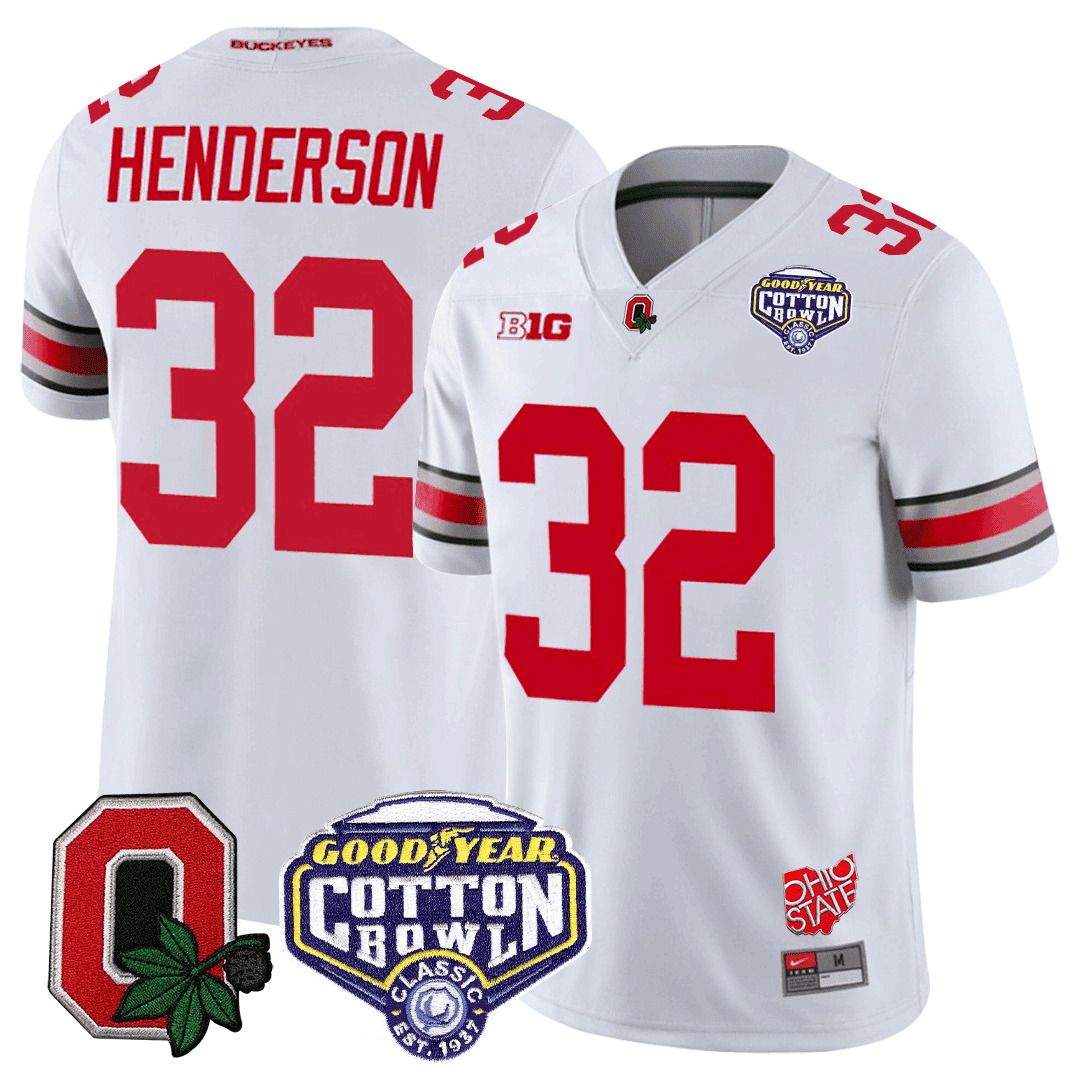 Ohio State Buckeyes Good Year Cotton Bowl Patch Jersey