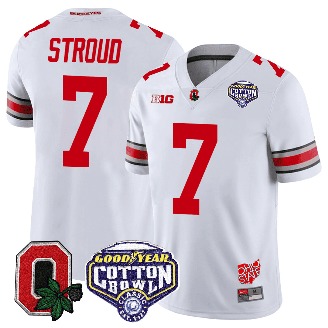 Ohio State Buckeyes Good Year Cotton Bowl Patch Jersey