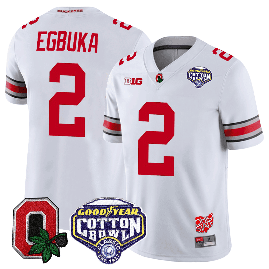 Ohio State Buckeyes Good Year Cotton Bowl Patch Jersey
