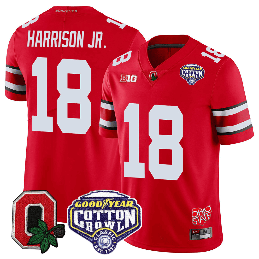 Ohio State Buckeyes Good Year Cotton Bowl Patch Jersey